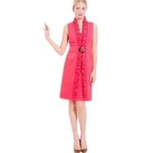 Milly of New York Ruffle Belted Dress Size 10